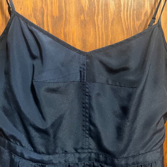 J. Crew Navy Blue Spaghetti Strap Mini Dress, Size 4 - Picture 2 of 6